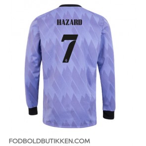 Real Madrid Eden Hazard #7 Udebanetrøje 2022-23 Langærmet
